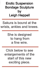 Sakura Erotic Bondage Suspension Crucifixion by Leigh Heppell
